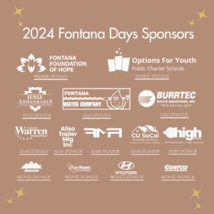 Fontana Days Sponsorship Opportunities