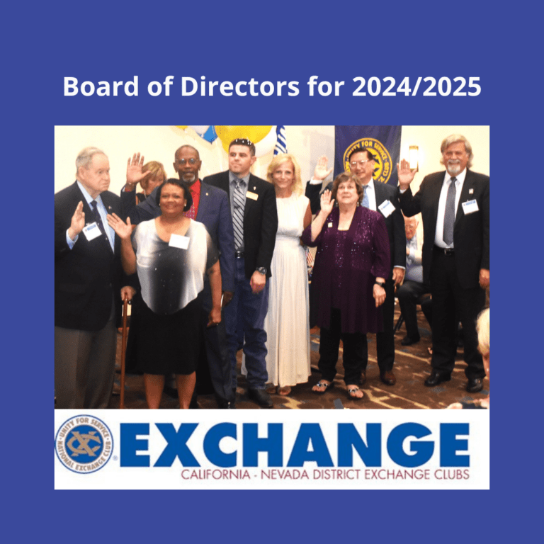 California Nevada District Exchange Club