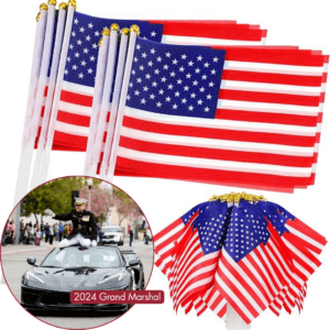 Your donations will help us purchase these flags. Every contribution, no matter the amount, makes a difference. Just click the donate button to help us spread joy and patriotism!